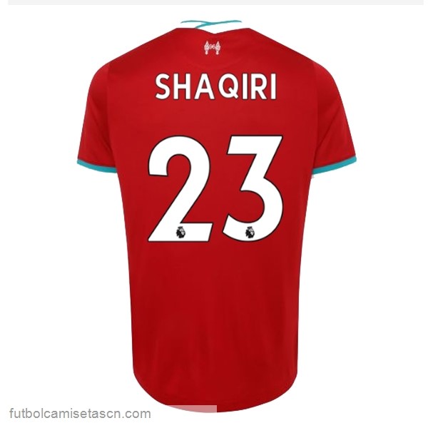 Camiseta Liverpool NO.23 Shaqiri 1ª 2020/21 Rojo